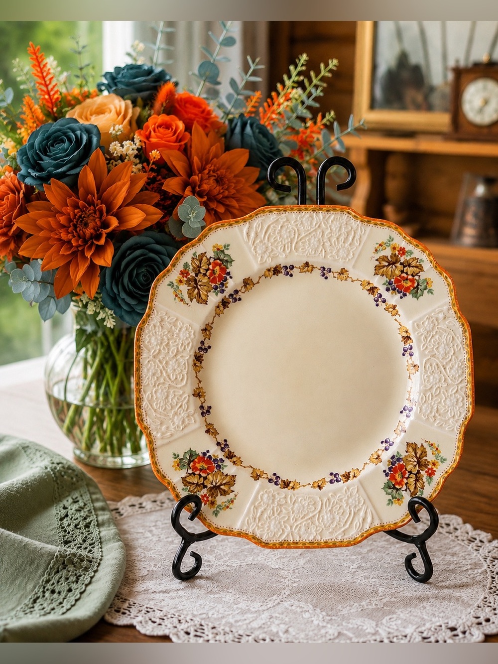 ✨ Vintage Myott Staffordshire England Decorative Plate ✨